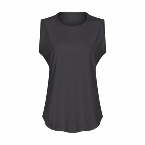 Cotton Fitness Quick Dry Hip-length Workout Gym Tank Tops