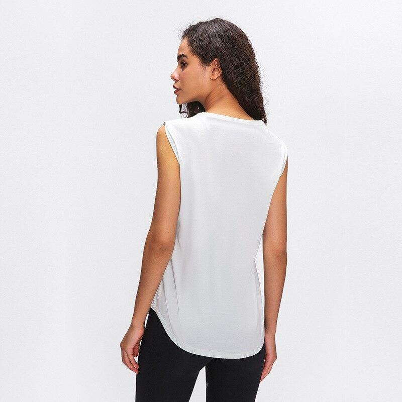 Cotton Fitness Quick Dry Hip-length Workout Gym Tank Tops